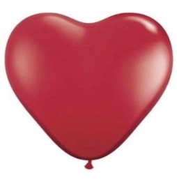 Globo 11 X 100 Corazon Rojo Rubi 43732