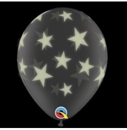 Globo 11 X 25 Imp Cristal Estrella Fluorecete 73994