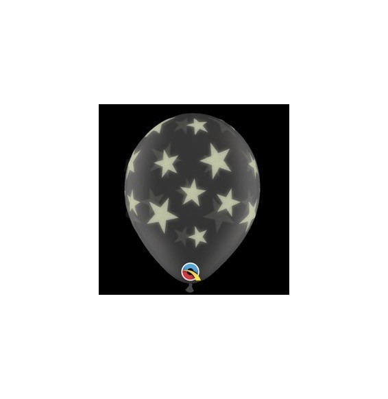 Globo 11 X 25 Imp Cristal Estrella Fluorecete 73994