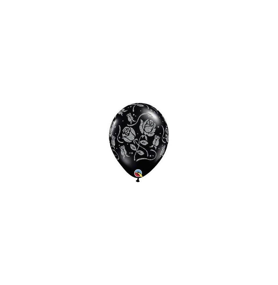 Globo 11 X 25 Imp. Brill Rosa Negro74308