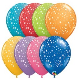 Globo 11 X 50 Imp. Colores Surt. Estrellas 37081