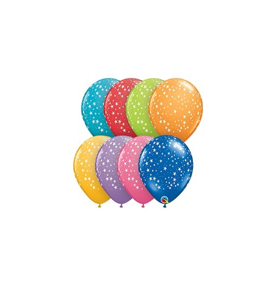 Globo 11 X 50 Imp. Colores Surt. Estrellas 37081