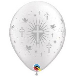 Globo 11 X 50 Imp. Palomas Plata 84650