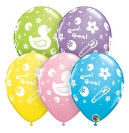 Globo 11 X 50 Imp. Baby Shower Surt. Patitos 11930