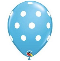 Globo 11 X 50 Polka Azul Robin 37224