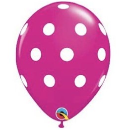 Globo 11 X 50 Polka Fucsia 37225