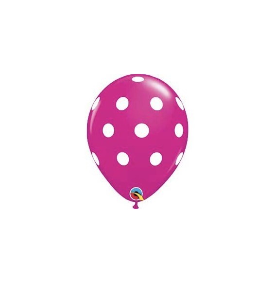 Globo 11 X 50 Polka Fucsia 37225