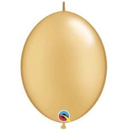 Globo Qlink 12 X 50 Metal Oro 65245