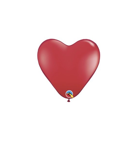 Globo 15 X 50 Cor. Liso Rojo Rubi 24021