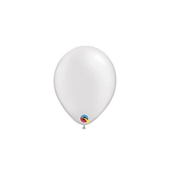 Globo 05 X 100 Pastel Perla Blanco 43597