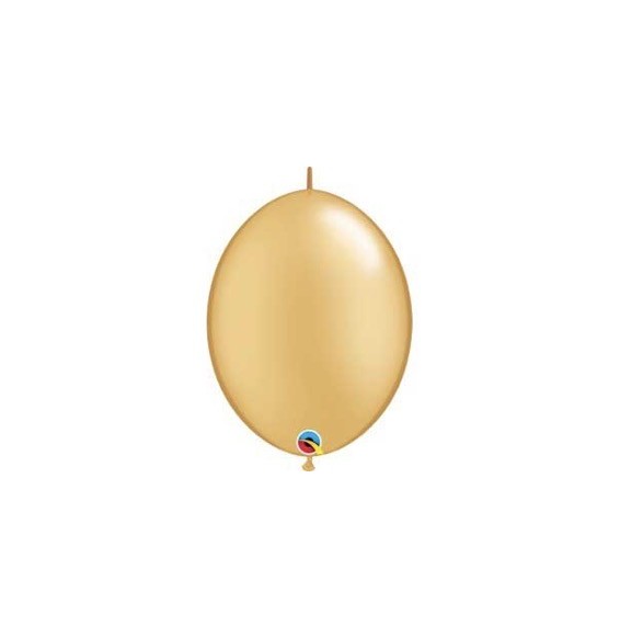 Globo Qlink 06 X 50 Metal Oro 90267