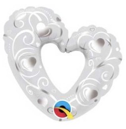 Foil 14 Gra. Corazon Blanco 40352