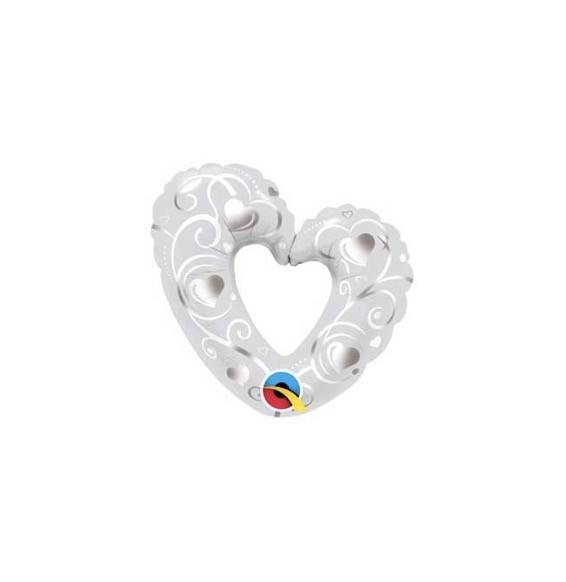 Foil 14 Gra. Corazon Blanco 40352