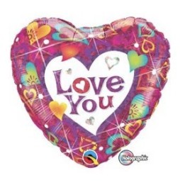 Foil 18 X 1 Cor. Love You/Cor.Col 40118