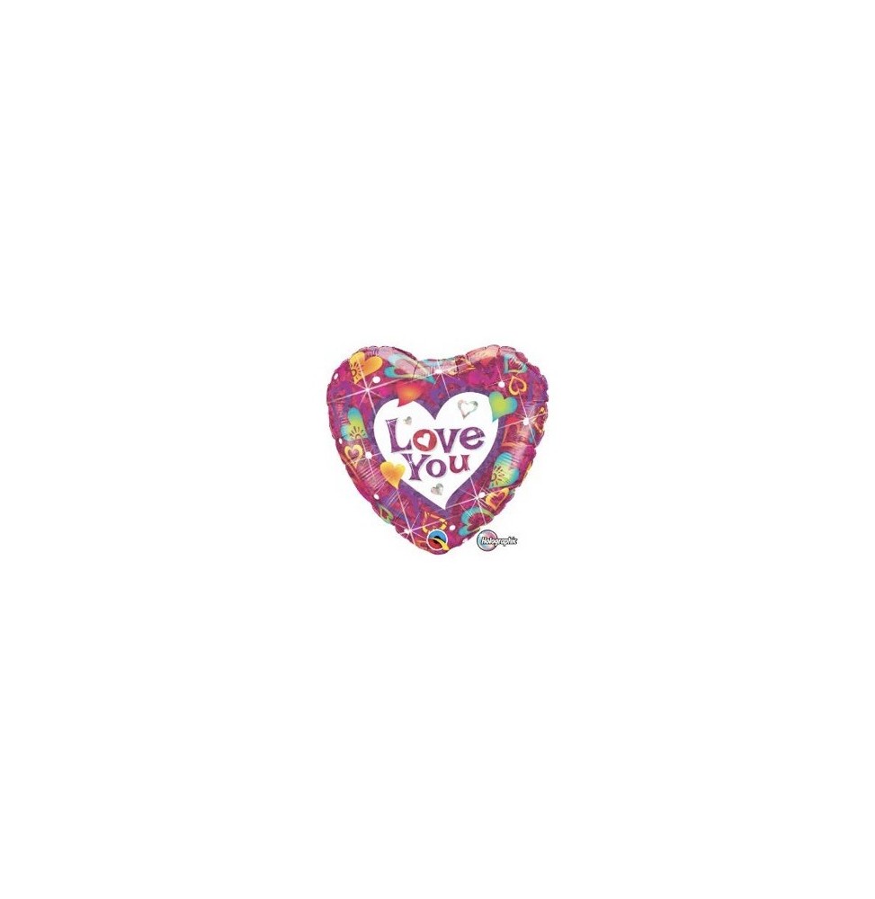 Foil 18 X 1 Cor. Love You/Cor.Col 40118