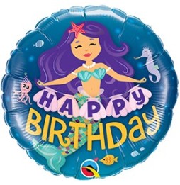 Foil 18 X 1 Red Happy Birthay Sirena 57799