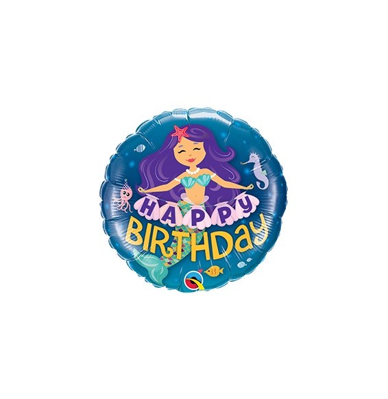 Foil 18 X 1 Red Happy Birthay Sirena 57799