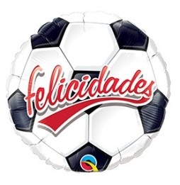 Foil 18 X 1 Gra. Felicidades Pelota Futbol 23230