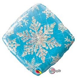 Foil 18 X 1 Diam. Celeste Copo De Nieve 40089