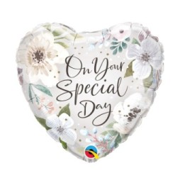 Foil 18  Special Day - Blanco Floral 10489