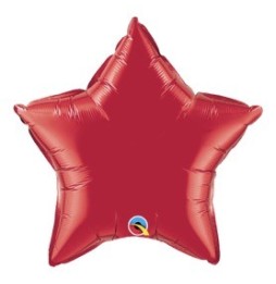 Foil 20 Gra. Estrella Rojo Ruby 12626