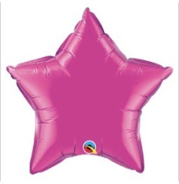 Foil 20 Gra. Estrella Magenta 99337