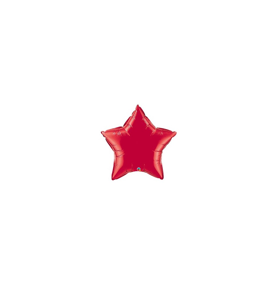 Foil 36 Gra. Estrella Rojo Ruby 12605