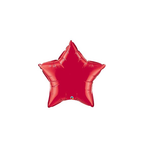 Foil 36 Gra. Estrella Rojo Ruby 12605