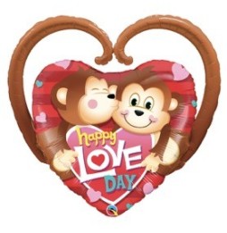 Foil 39 X 1 Monkeys Happy Love Day21839