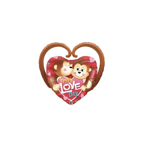 Foil 39 X 1 Monkeys Happy Love Day21839