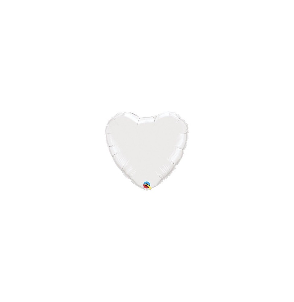 Foil 09 Gra. Corazon Liso Blanco 24111