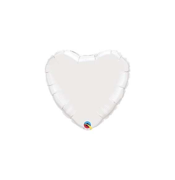 Foil 09 Gra. Corazon Liso Blanco 24111