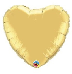 Foil 09 Gra. Corazon Liso Perla Dorado 36334