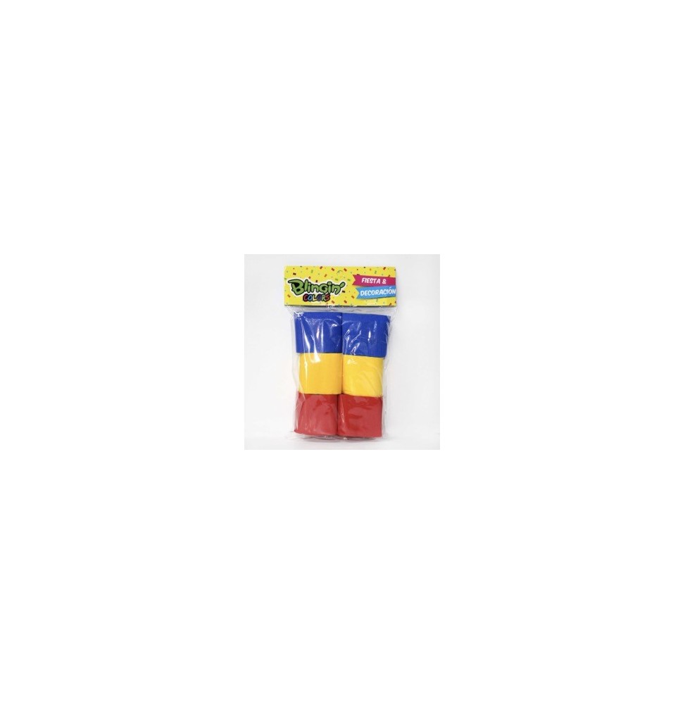 Feston Rojo / Amarillo / Azul X 6 5 X 10 Mt C/U