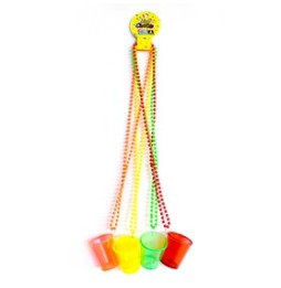 Collar Fluor Cristal Con Vaso X 4 Und