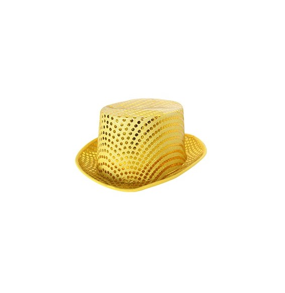 Gorro Tongo Dorado Lentejuela