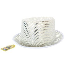 Gorro Tongo Plata Lentejuela