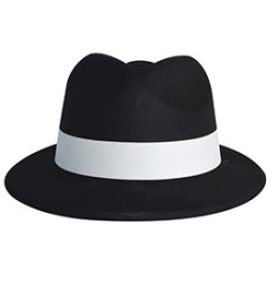 Gorro Guapo Negro Cinta Blanca