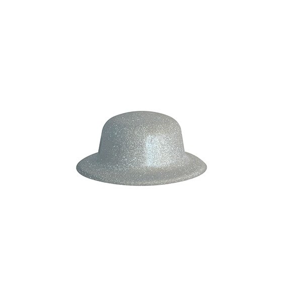 Gorro Glitter Plata x 4