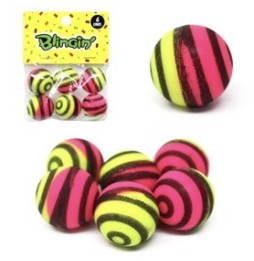 Pelota Saltarina Espiral Fluor X 6