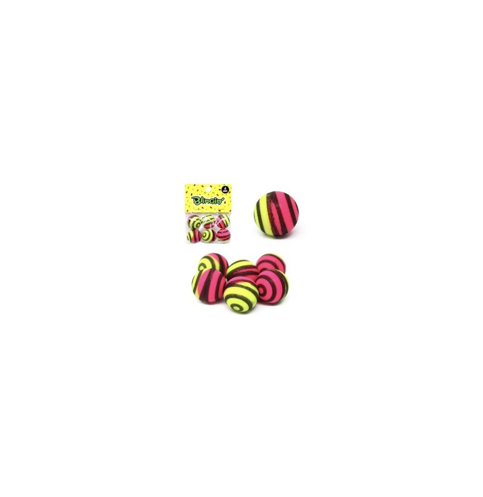 Pelota Saltarina Espiral Fluor X 6