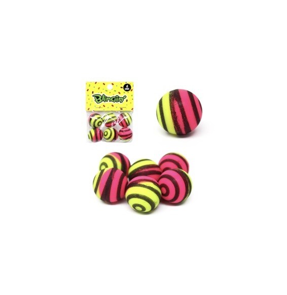 Pelota Saltarina Espiral Fluor X 6