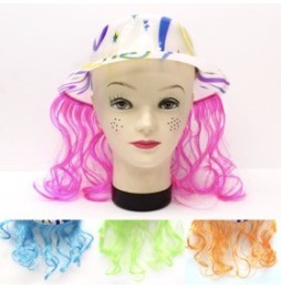 Gorro Confetti Con Pelo Neon x 4