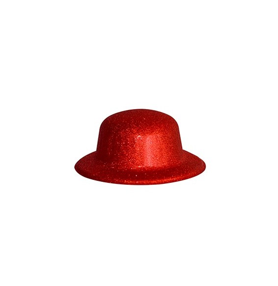 Gorro Glitter Rojo x 4