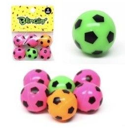 Pelota Saltarina Futbol Fluor X 6