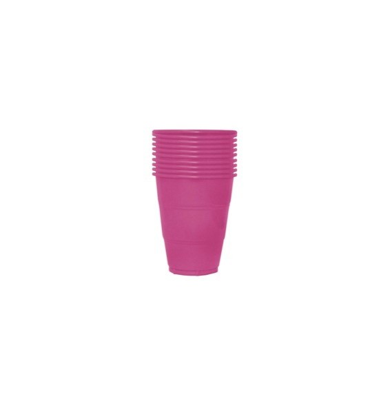 Vaso 7Oz X 10 Color Fucsia