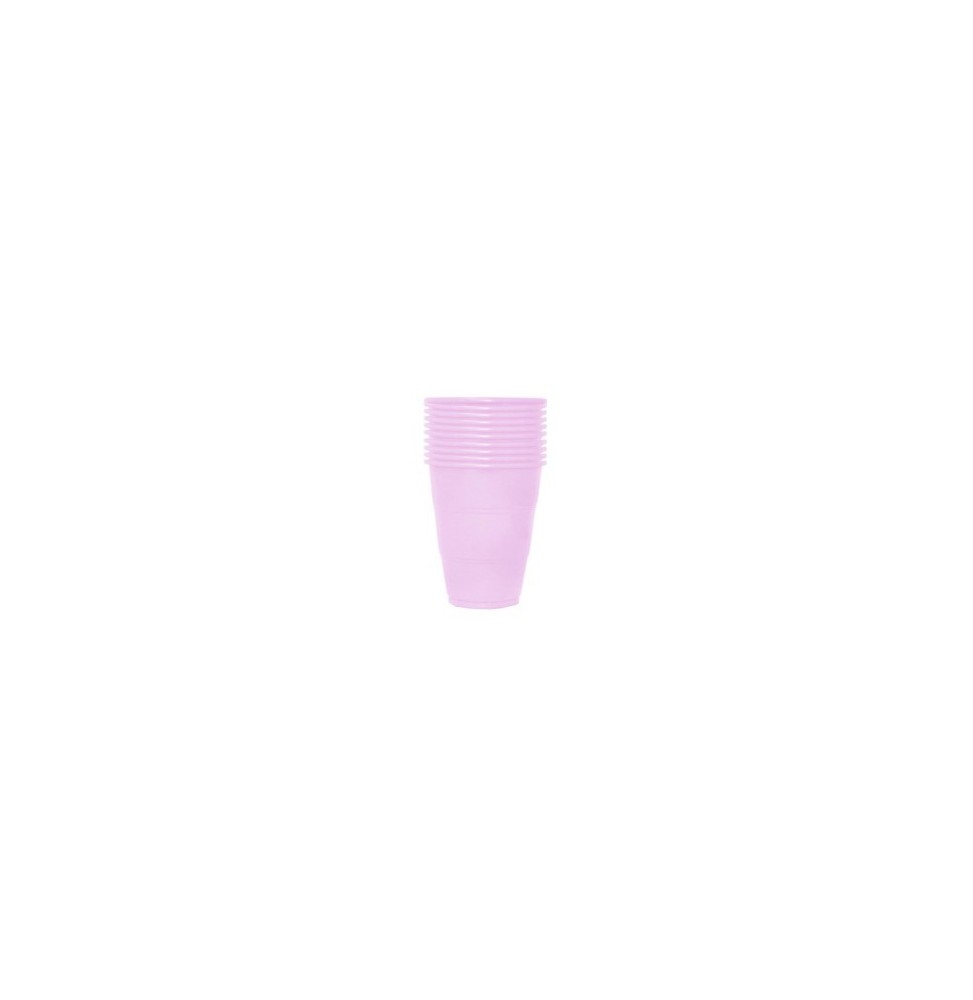 Vaso 7Oz X 10 Color Rosado