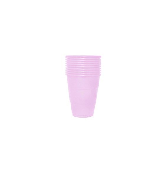 Vaso 7Oz X 10 Color Rosado