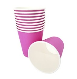 Vaso Polipapel Fucsia  x10