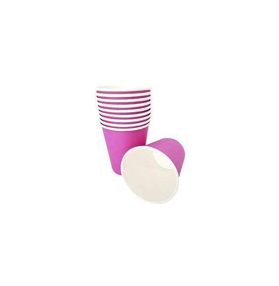 Vaso Polipapel Fucsia  x10